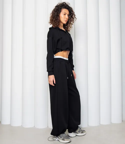 Спортивный костюм #КТ6001 (7), чёрный