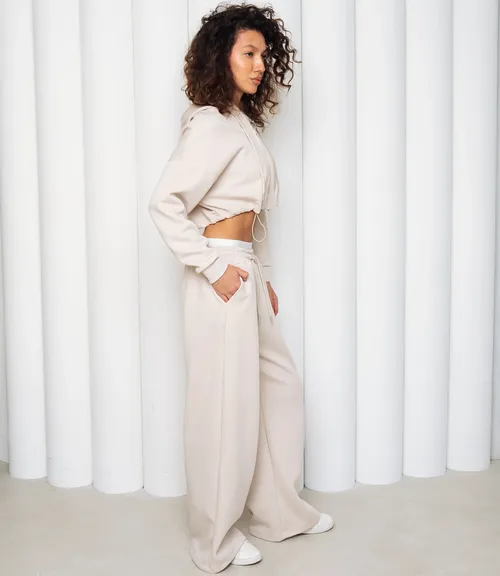 Спортивный костюм #КТ6001 (7), бежевый