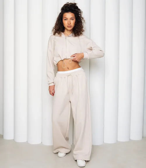 Спортивный костюм #КТ6001 (7), бежевый