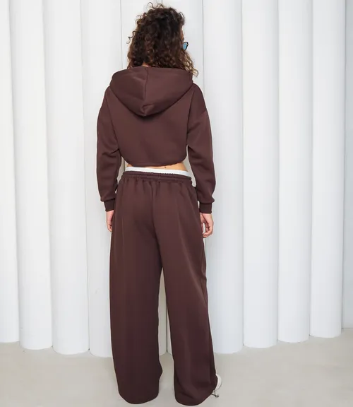 Спортивный костюм #КТ6001 (7), шоколадный