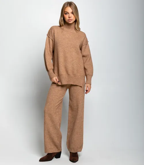 Костюм #КТ828 (6), бежевый