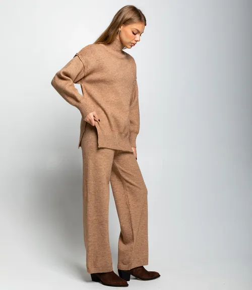 Костюм #КТ828 (6), бежевый