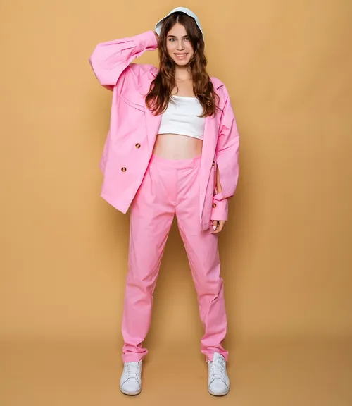 Костюм #КТ122 (1), розовый - фото 1