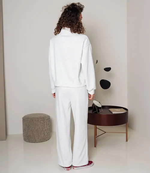 Спортивный костюм #КТ8778, светло-серый меланж