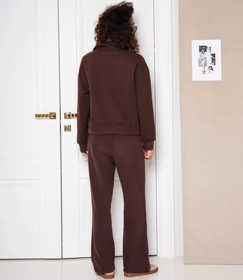 Спортивный костюм #КТ8778, шоколадный