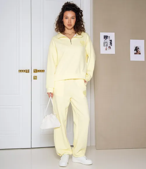 Спортивный костюм #КТ23710, жёлтый