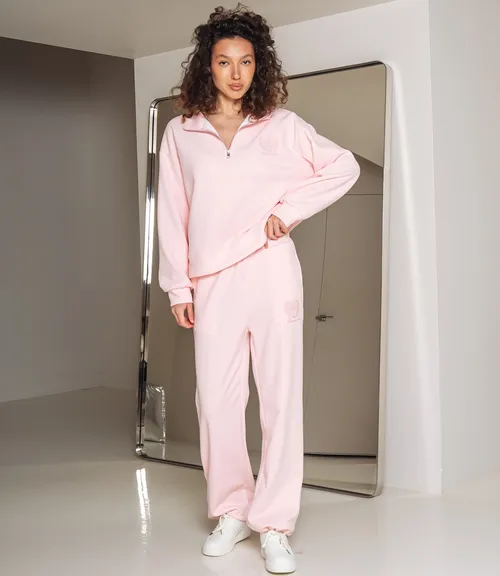 Спортивный костюм #КТ23710, светло-розовый