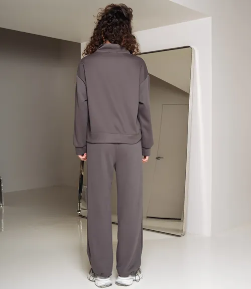 Спортивный костюм #КТ23710, тёмно-серый