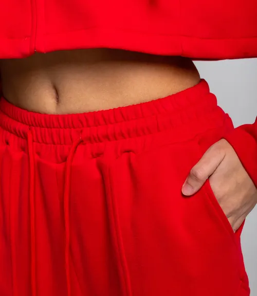 Спортивный костюм #КТ5848, красный