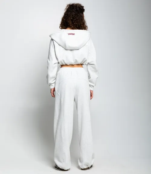 Спортивный костюм #КТ5848, светло-серый меланж