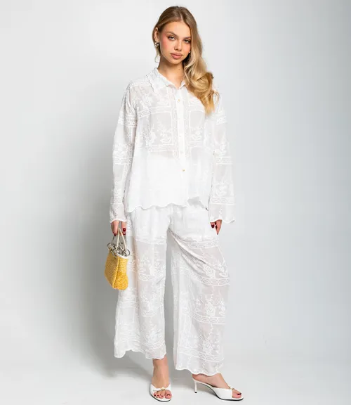 Костюм #КТ2003 (2), белый