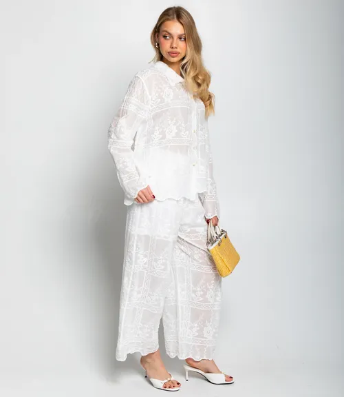 Костюм #КТ2003 (2), белый