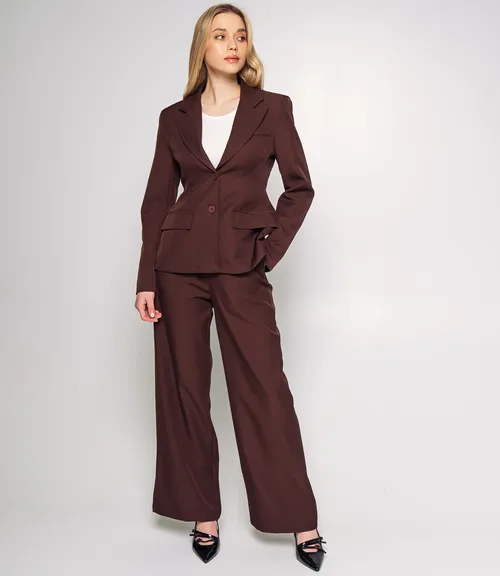 Костюм #КТ8665, шоколадный