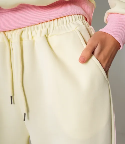 Спортивный костюм #КТ8008 (4), светло-жёлтый