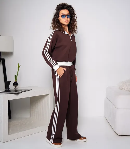 Спортивный костюм #КТ8008 (4), шоколадный