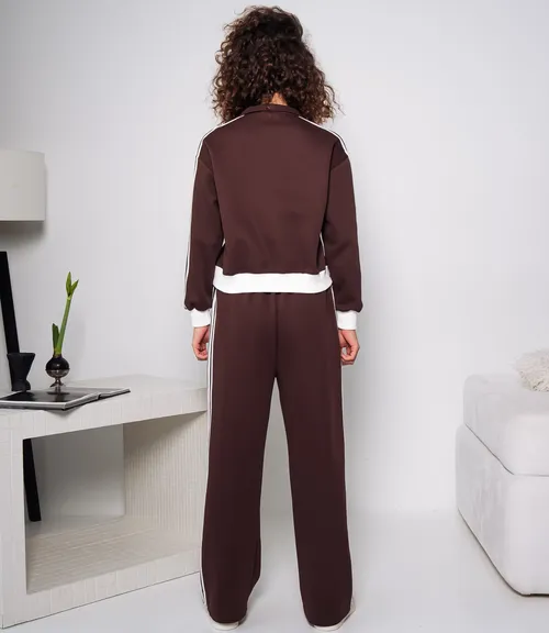 Спортивный костюм #КТ8008 (4), шоколадный