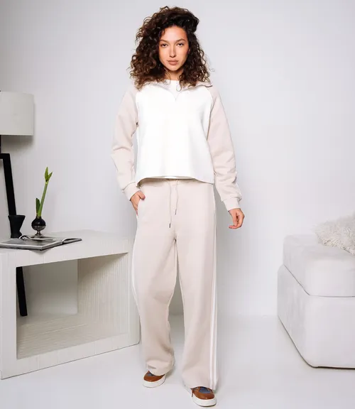 Спортивный костюм тройка #КТ9003 (6), бежевый