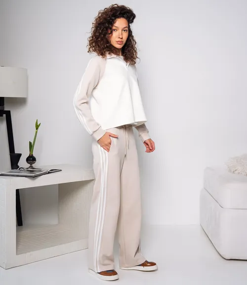 Спортивный костюм тройка #КТ9003 (6), бежевый