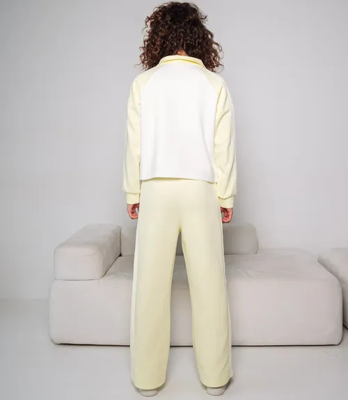 Спортивный костюм тройка #КТ9003 (6), светло-жёлтый