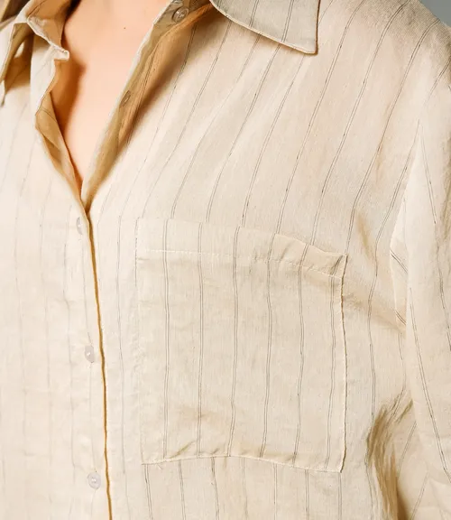 Костюм #КТ807 (6), бежевый