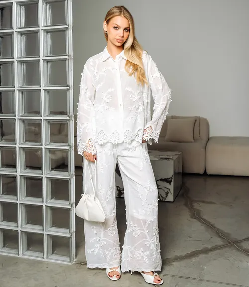 Костюм #КТ302 (8), белый