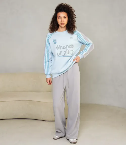 Спортивный костюм #КТ333 (4), голубой, серый