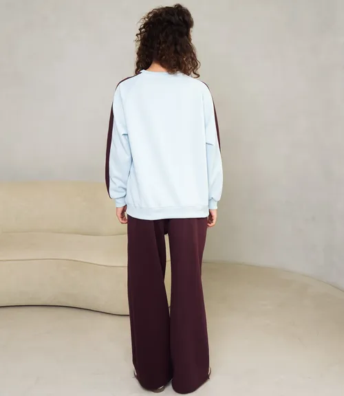 Спортивный костюм #КТ333 (4), голубой, шоколадный