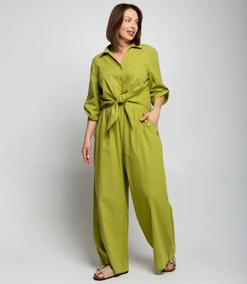 Костюм #ОКТ095013, оливковый