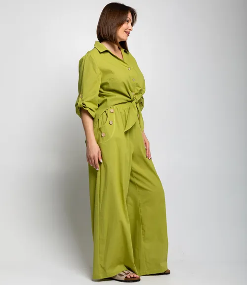Костюм #ОКТ095013, оливковый