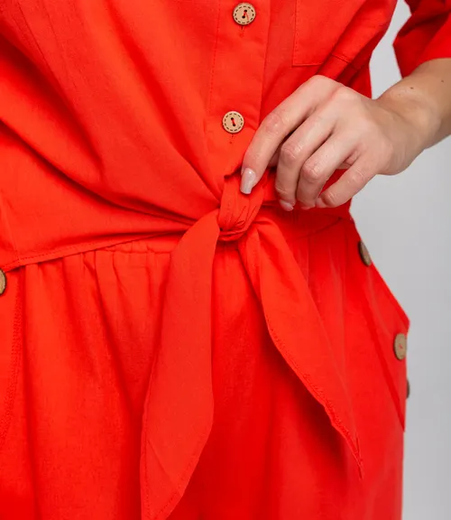 Костюм #ОКТ095013, коралловый