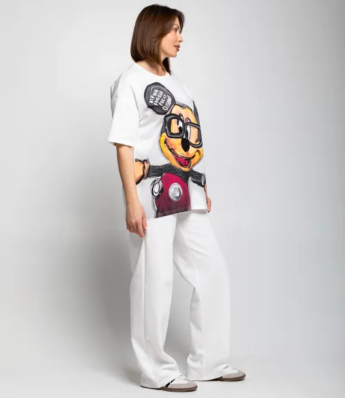 Спортивный костюм #КТ2654, белый