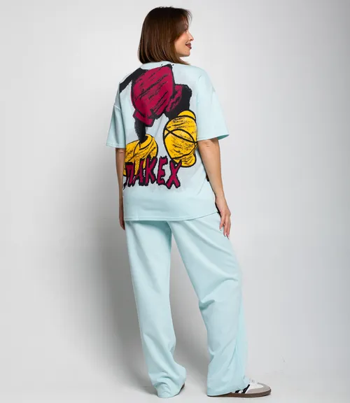 Спортивный костюм #КТ2654, голубой