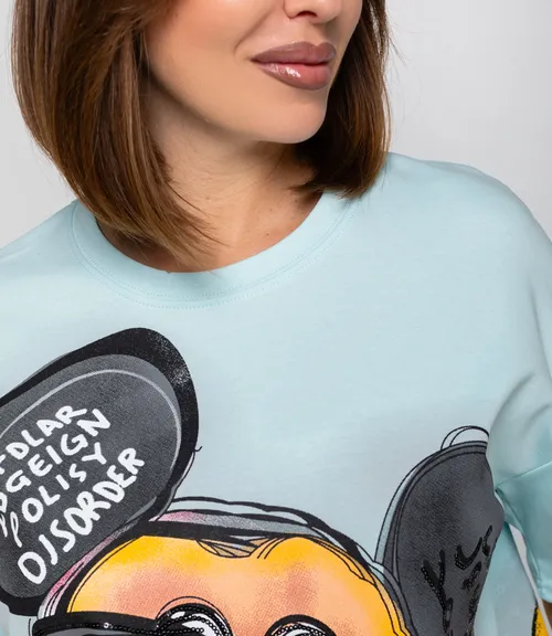 Спортивный костюм #КТ2654, голубой