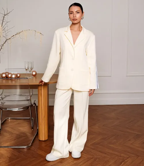 Костюм #ОКТ205001, кремовый