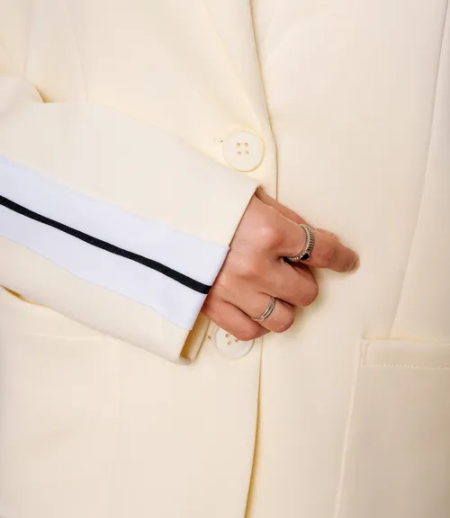 Костюм #ОКТ205001, кремовый