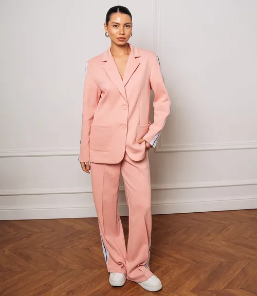 Костюм #ОКТ205001, пудровый