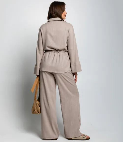 Костюм #ОКТ215002, бежевый