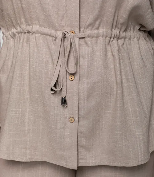 Костюм #ОКТ215002, бежевый