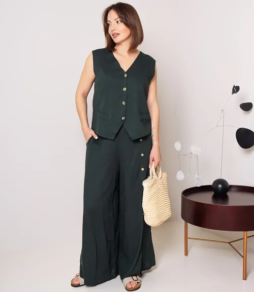 Костюм #ОКТ025026, изумрудный