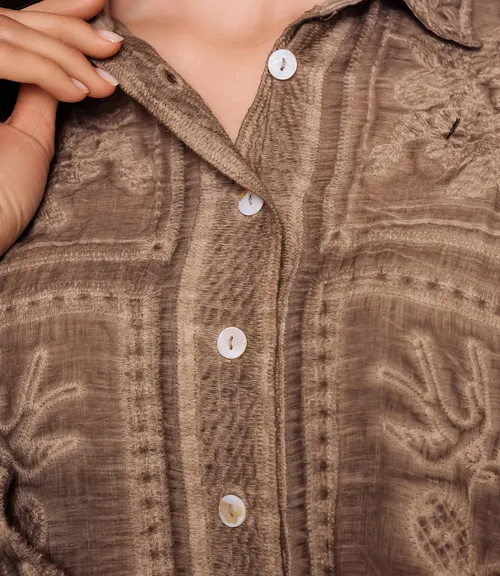 Костюм #КТ706 (4), тёмно-бежевый