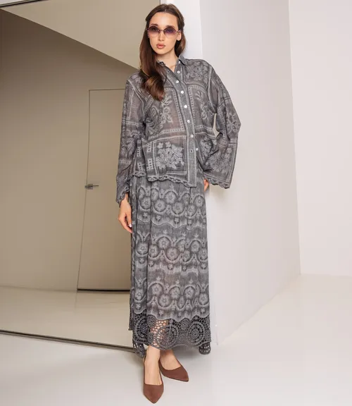 Костюм #КТ706 (4), серый