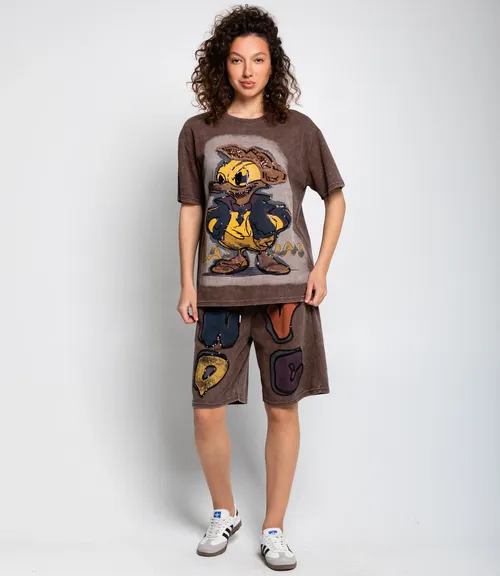 Спортивный костюм #КТ300776, коричневый