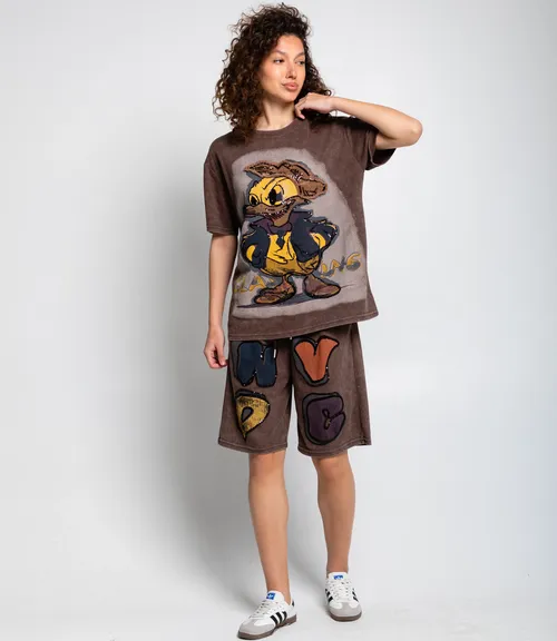 Спортивный костюм #КТ300776, коричневый