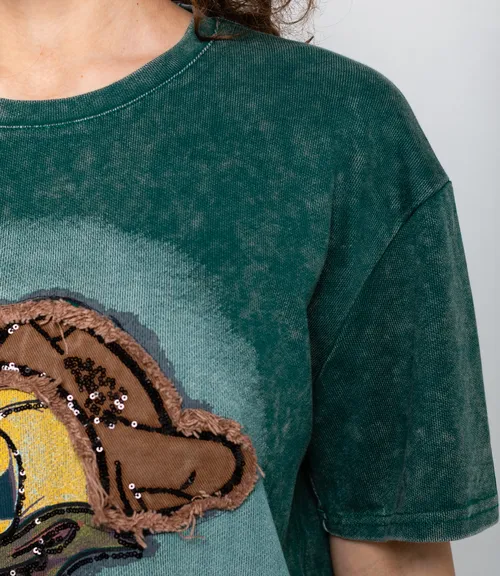 Спортивный костюм #КТ300776, изумрудный