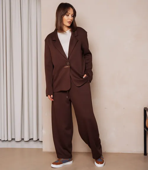 Костюм #КТ1790, шоколадный