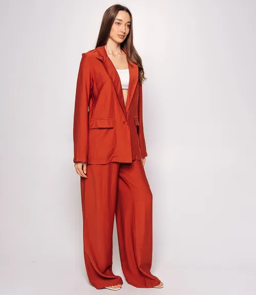 Костюм #ОКТ266002, терракотовый