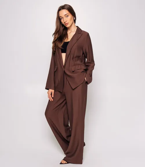Костюм #ОКТ266002, коричневый