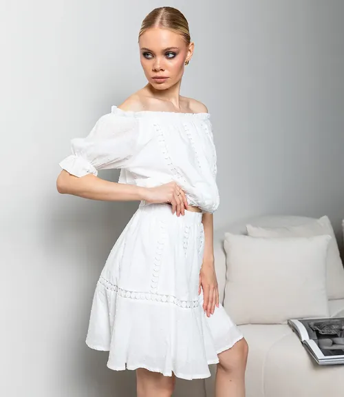 Костюм #БШ2376, белый