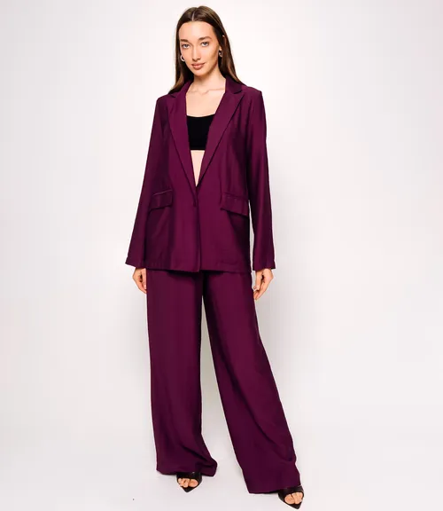 Костюм #ОКТ266002, сливовый