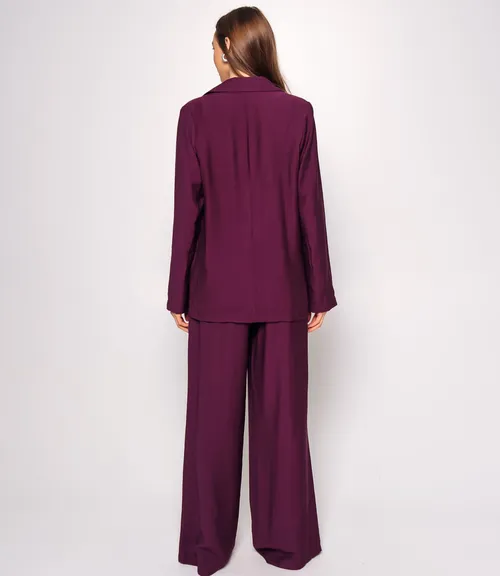 Костюм #ОКТ266002, сливовый